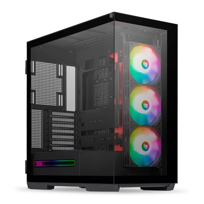 Gabinete Gamer Pichau Voyager One, ARGB, Full-Tower, Lateral de Vidro, Com 3 Fans, Preto, PG-VY1-BK-3F