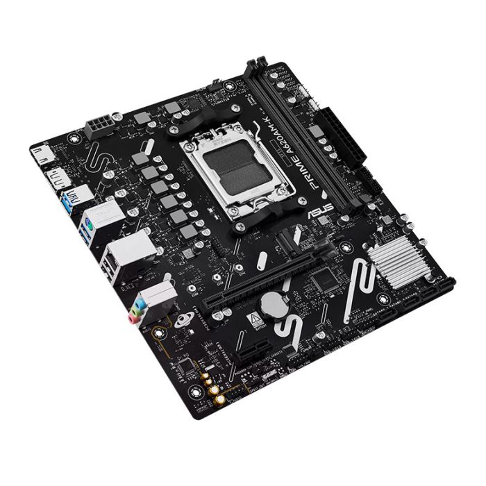 Placa Mae Asus Prime A620AM-K, DDR5, Socket AMD AM5, M-ATX, Chipset AMD A620A, PRIME-A620AM-K