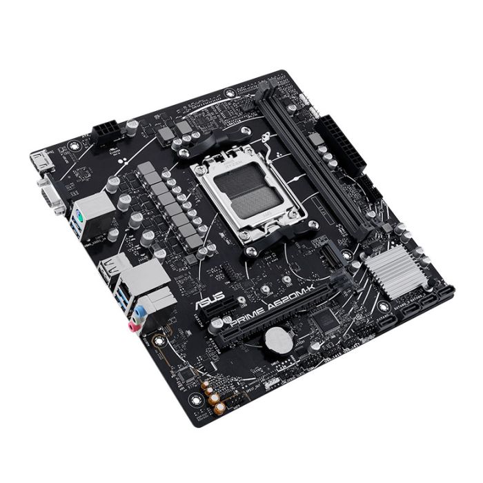 Placa Mae Asus PRIME A620M-K, DDR5, Socket AMD AM5, M-ATX, Chipset AMD A620, PRIME-A620M-K
