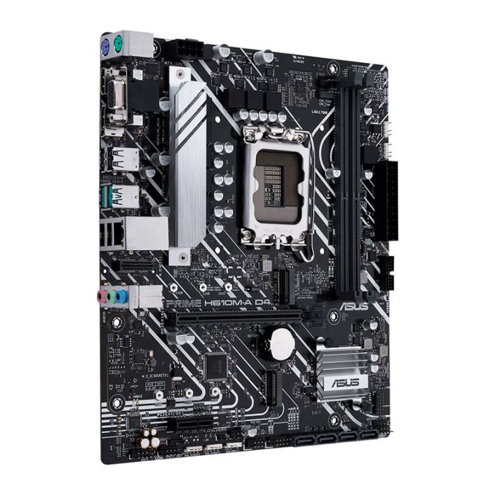 Placa Mae Asus PRIME H610M-A D4, DDR4, LGA 1700, M-ATX, Chipset Intel H610, PRIME-H610M-A-D4