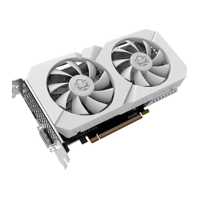 Placa de Video PCYes GeForce RTX 3050 Projeto Edge White, 6GB, GDDR6, 96-bit, PVRTX30506WTPE