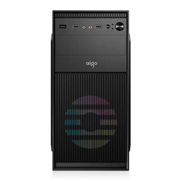 Gabinete Office Aigo Q1718, Mini-Tower, Preto, Q1718-BK