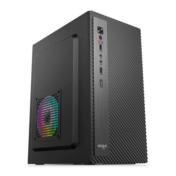 Gabinete Office Aigo Q2507, Mini-Tower, Preto, Q2507