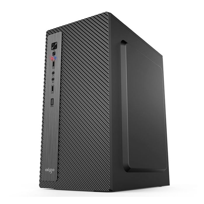 Gabinete Office Aigo Q2507, Mini-Tower, Preto, Q2507