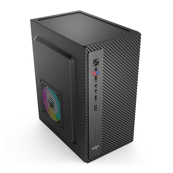 Gabinete Office Aigo Q2507, Mini-Tower, Preto, Q2507