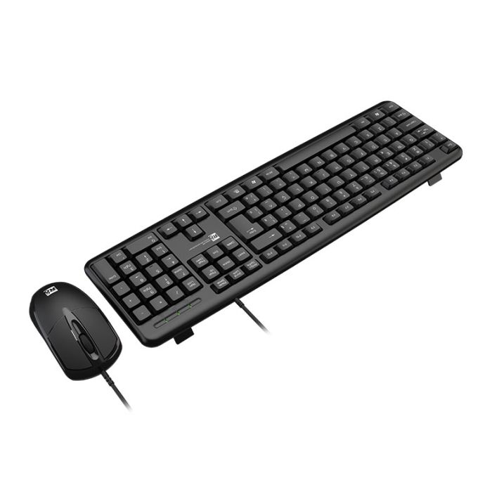 Kit Teclado e Mouse R8 1901, USB, ABNT2, Preto, R8-1901-BK1