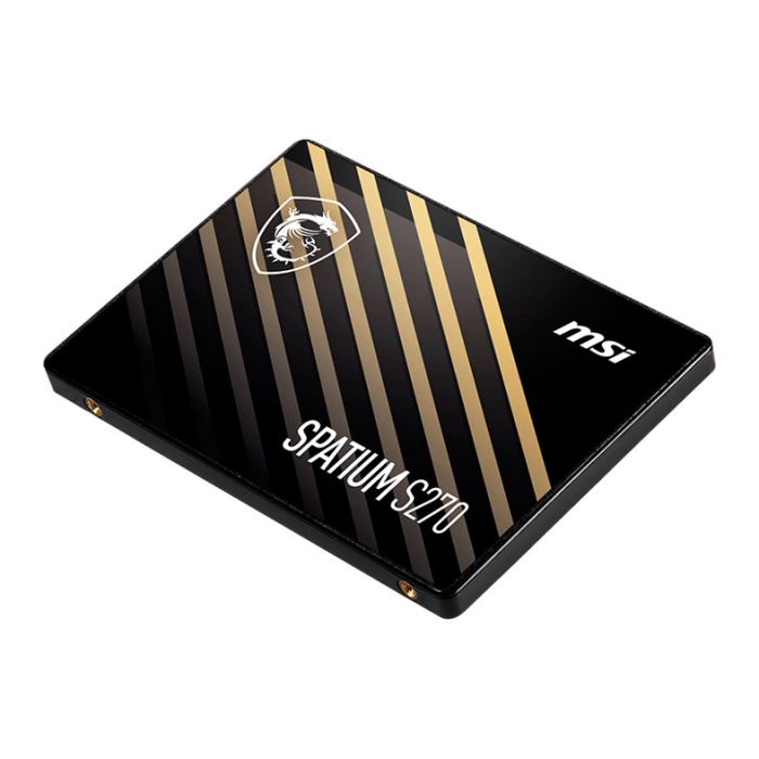 SSD MSI Spatium S270, 240GB, 2.5, Sata III 6GB/s, Leitura 500MB/s, Gravacao 400MB/s, S78-440N070-P83