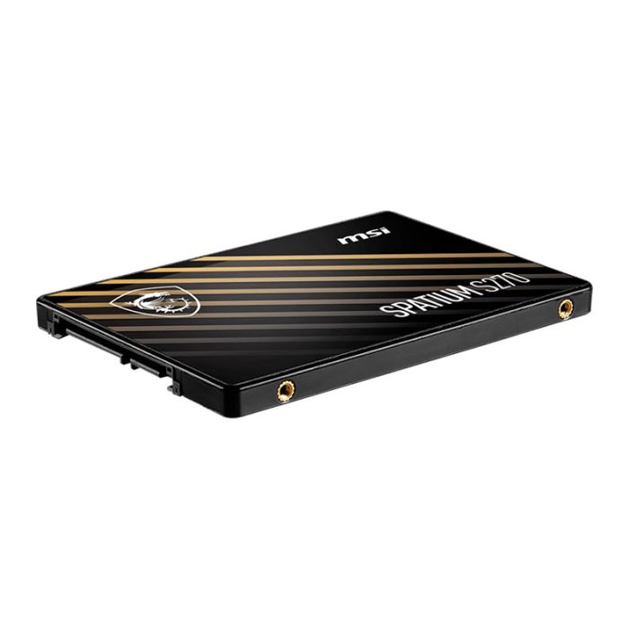 SSD MSI Spatium S270, 240GB, 2.5, Sata III 6GB/s, Leitura 500MB/s, Gravacao 400MB/s, S78-440N070-P83