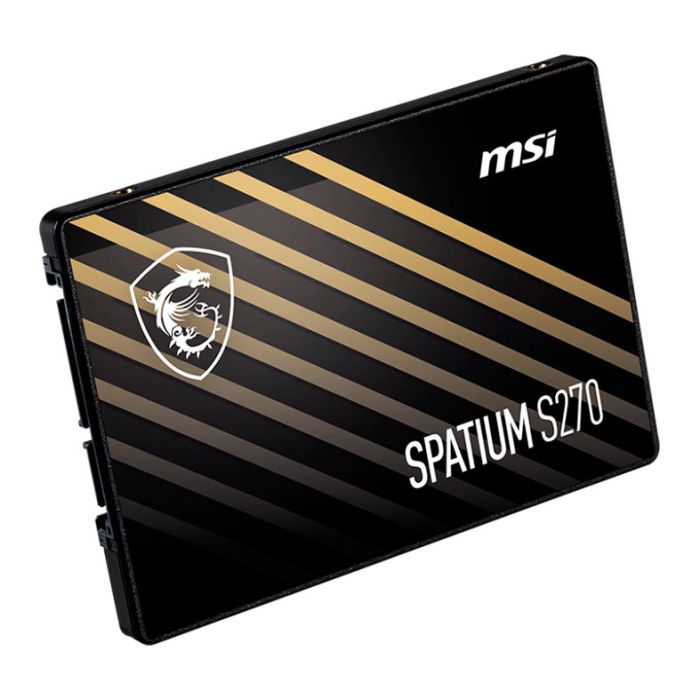 SSD MSI Spatium S270, 480GB, 2.5, Sata III 6GB/s, Leitura 500MB/s, Gravacao 450MB/s, SPATIUM-S270-480G