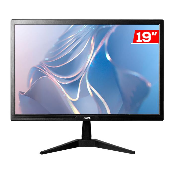 Monitor SZL 19, 19 Pol, TN, HD, 3ms, 75Hz, HDMI/VGA, SZL-SZL19-BL01