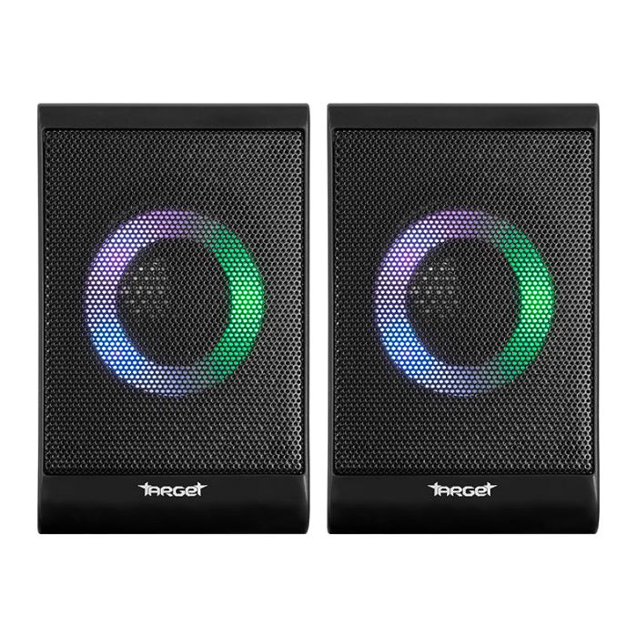 Caixa de Som TGT Eryx, RGB, 2x3W RMS, Preto, TGT-ERX-RGB01