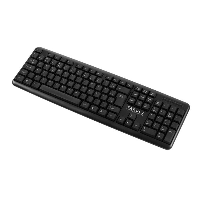Kit Teclado e Mouse Office TGT GR100 V3, ABNT2, 1000DPI, Preto, TGT-GR100-BK03