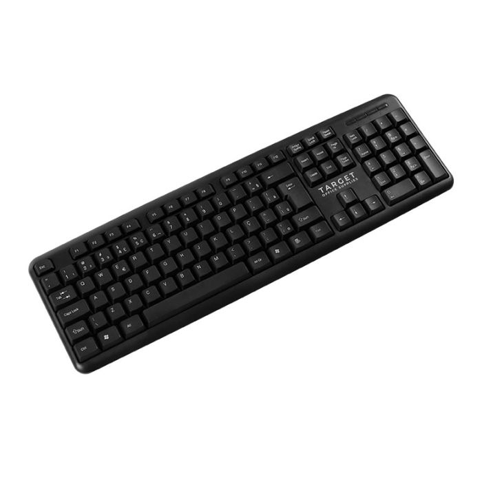 Kit Teclado e Mouse Office TGT GR100 V3, ABNT2, 1000DPI, Preto, TGT-GR100-BK03
