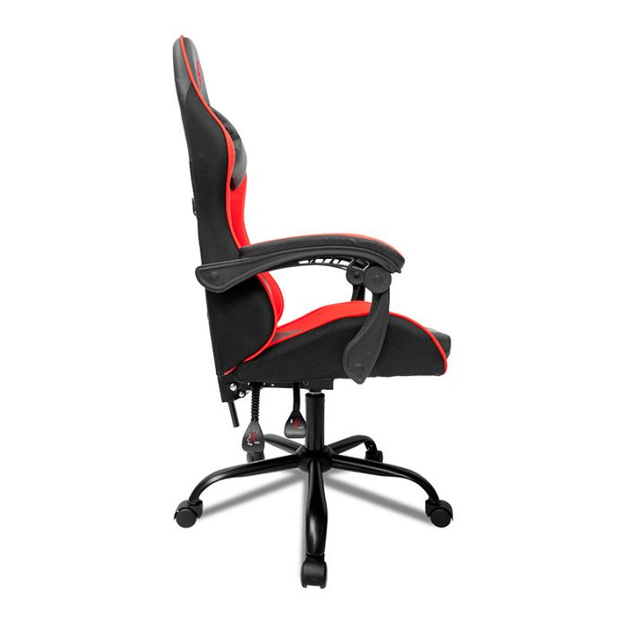 Cadeira Gamer TGT Heron, Preta e Vermelha, TGT-HR-BRD01