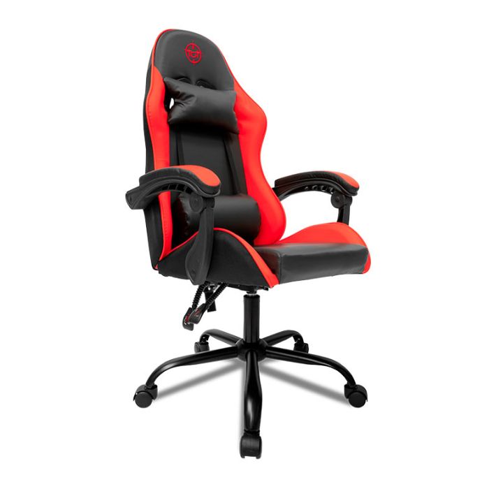 Cadeira Gamer TGT Heron, Preta e Vermelha, TGT-HR-BRD01
