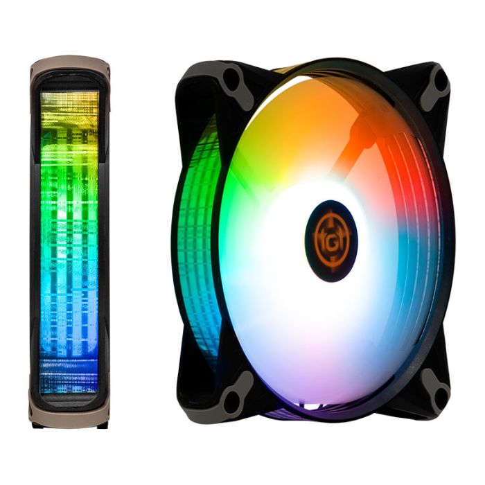 Kit Ventoinhas TGT Humber, ARGB, 3x120mm + Controladora, Preta, TGT-HR3-BK01