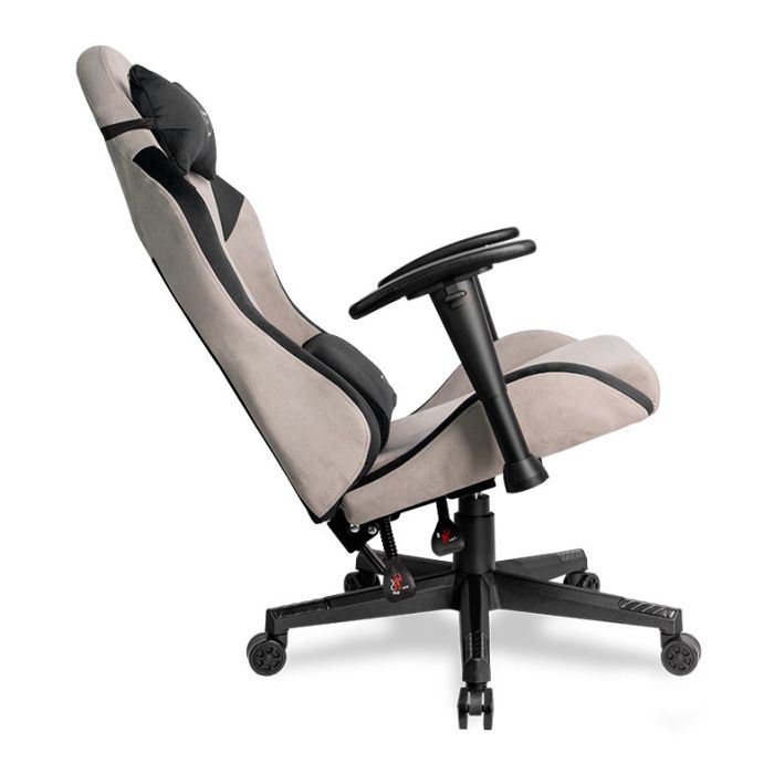 Cadeira Gamer TGT Heron TX Tecido, Preto e Cinza, TGT-HRTX-FB01