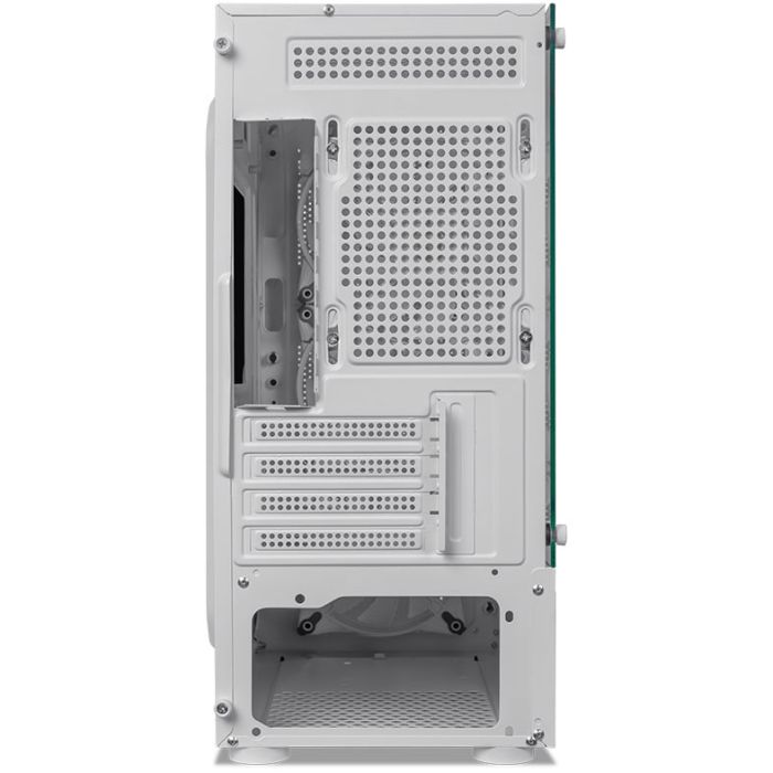 Gabinete Gamer TGT Skylancer V2, Mid-Tower, Lateral De Vidro, Com 4 Fans, Branco, TGT-SKLV2-WH-4F