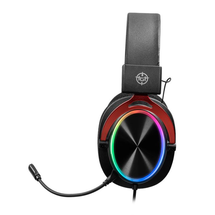 Headset Gamer TGT UAV-9, Rainbow, Drivers 50mm, Preto, TGT-UAV-BL01