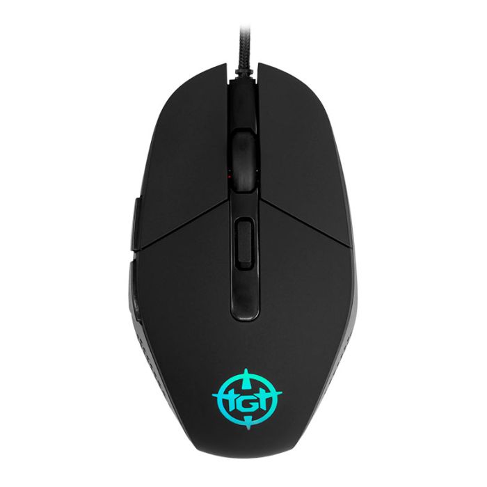 Mouse Gamer TGT Vector E1, Rainbow RGB, 6400DPI, 6 Botoes, Preto, TGT-VEC-E1-RBW