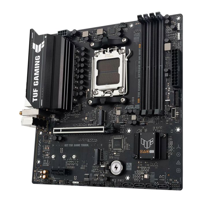 Placa Mae Asus TUF Gaming A620AM-Plus W-fi, DDR5, M-ATX, Chipset AMD A620A, TUF-GAMING-A620AM-PLUS-WIFI