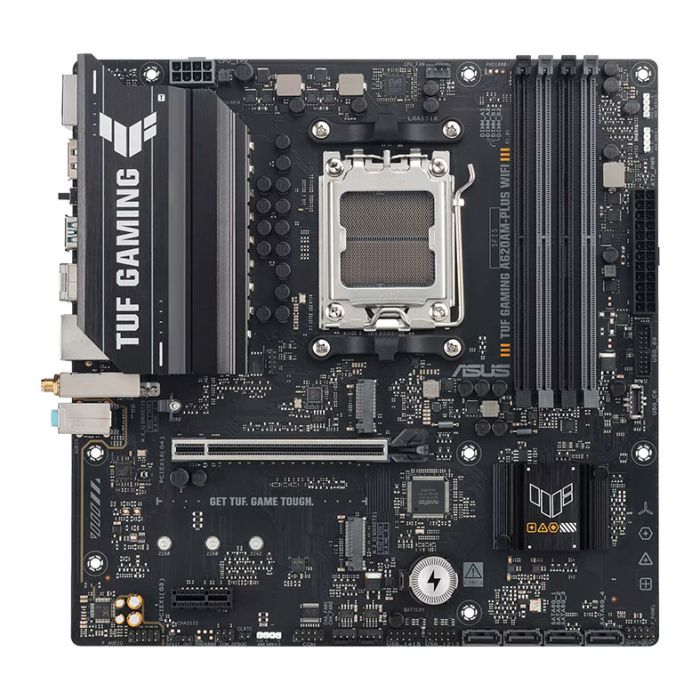 Placa Mae Asus TUF Gaming A620AM-Plus W-fi, DDR5, M-ATX, Chipset AMD A620A, TUF-GAMING-A620AM-PLUS-WIFI