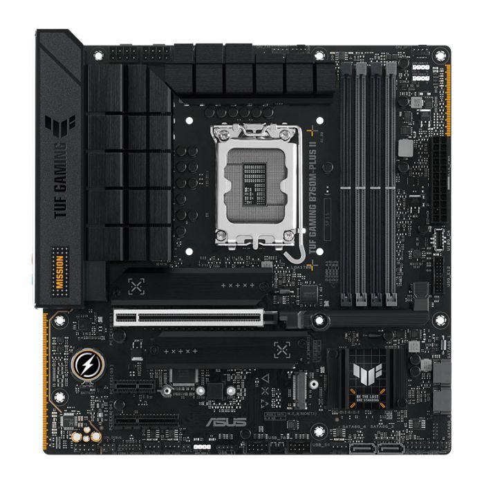 Placa Mae Asus TUF Gaming B760M-PLUS II, DDR5, Socket LGA 1700, M-ATX, Chipset Intel B760, TUF-GAMING-B760M-PLUS-II