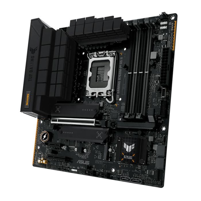 Placa Mae Asus TUF Gaming B760M-PLUS II, DDR5, Socket LGA 1700, M-ATX, Chipset Intel B760, TUF-GAMING-B760M-PLUS-II