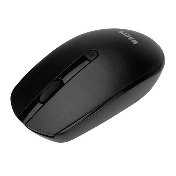 Kit Teclado e Mouse Marvo WS005, ABNT2, 1600PI, Wireless, Preto, WS005-BK-PT