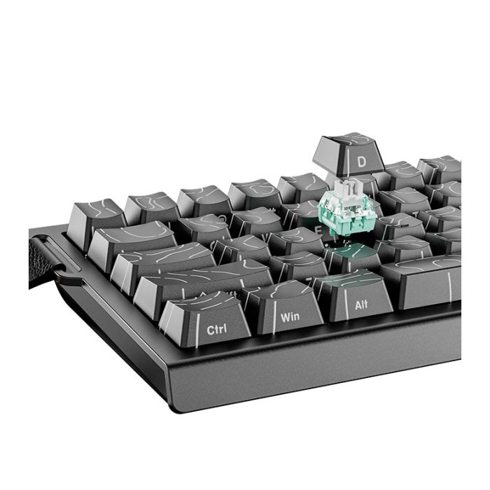 Teclado Magnetico Attack Shark X68 HE, RGB, Switch Magnetico Linear, Black Contours, X68-HE-BLACK-CONTOURS