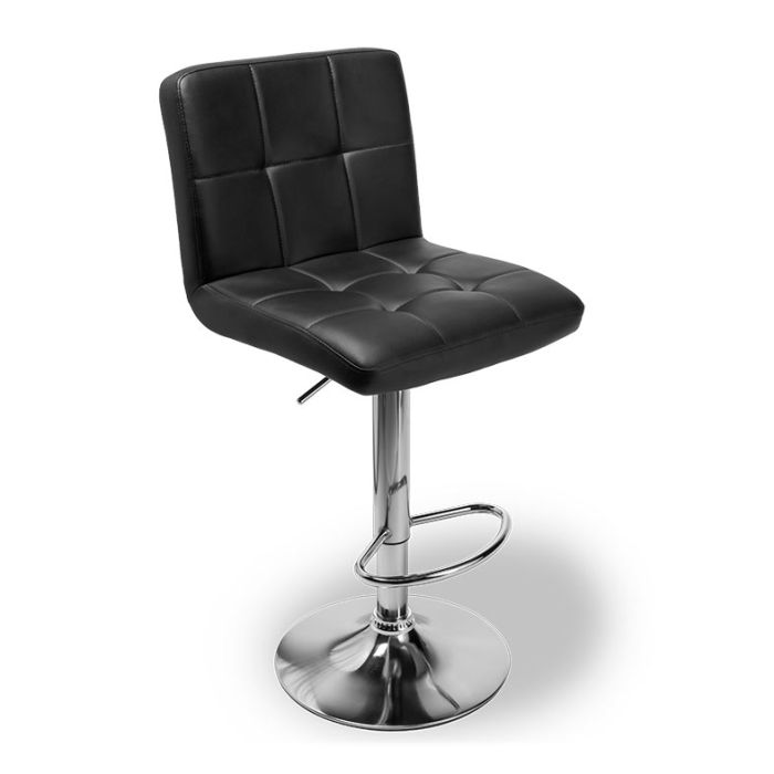 Kit Banqueta Zinnia Detroit ZB1, 2 unidades, Preto, ZNC-DTRT-BK01