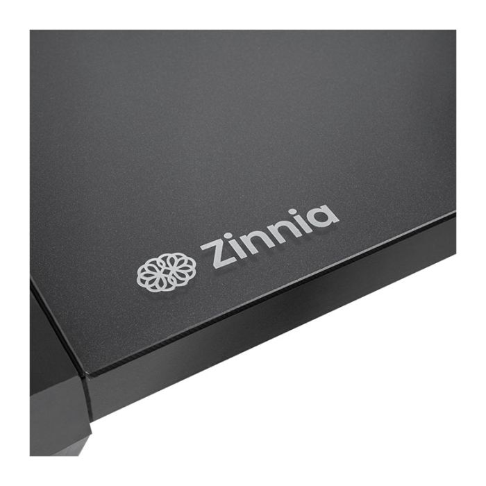 Mesa Zinnia Aurea A140, Vidro Temperado, Preto, ZNO-ARA-BK01