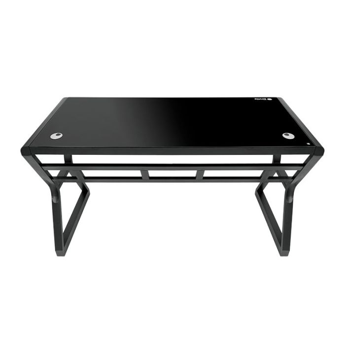 Mesa Zinnia Aurea A140, Vidro Temperado, Preto, ZNO-ARA-BK01