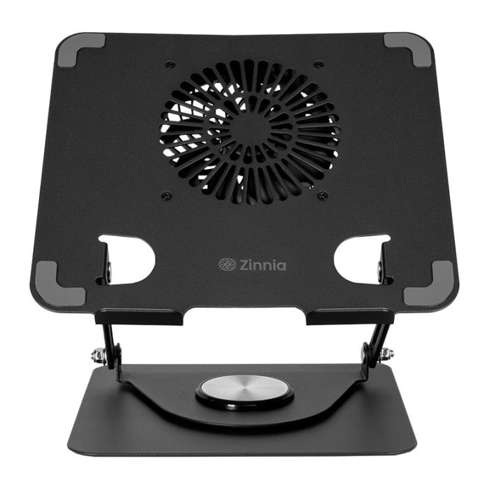 Base Para Notebook Zinnia Aria, Ate 17.3 Pol, Com Fan, Preto,  ZNO-ARI-AL01