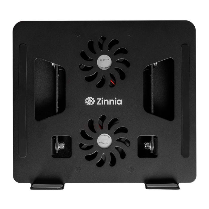 Base Para Notebook Zinnia Aria Pro, Ate 17.3 Pol, Com 2 Fans, Preto, ZNO-ARIPRO-AL01