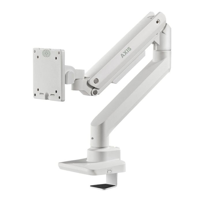 Suporte Articulado Para Monitor Zinnia Axis, 14 Pol. a 49 Pol., Branco, ZNO-AXIS-WH01
