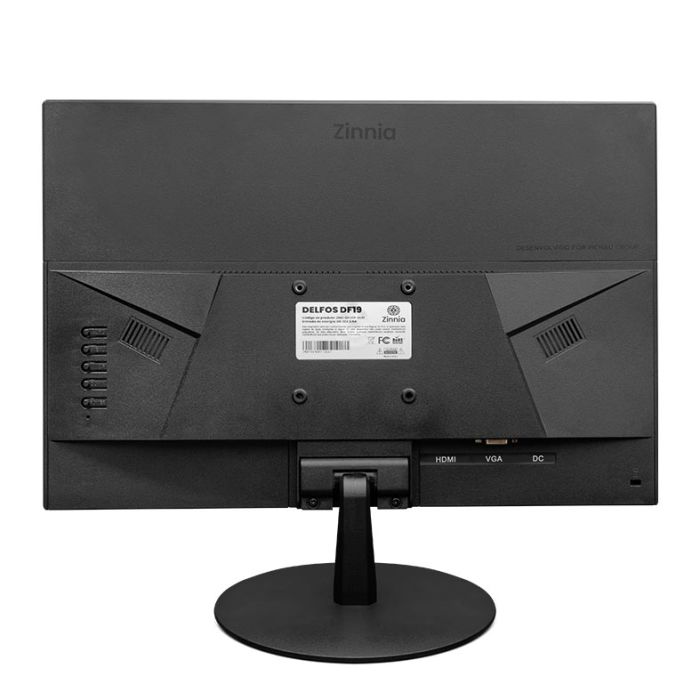 Monitor Zinnia Delfos DF19, 19 Pol, TN, HD, sRGB 95, 75Hz, VGA/HDMI, ZNO-DFO19-BL01