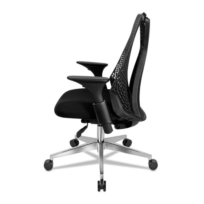Cadeira Office Zinnia Dalia S, Preto, ZNO-DLAS-BK02