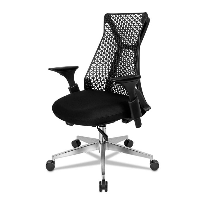 Cadeira Office Zinnia Dalia S, Preto, ZNO-DLAS-BK02