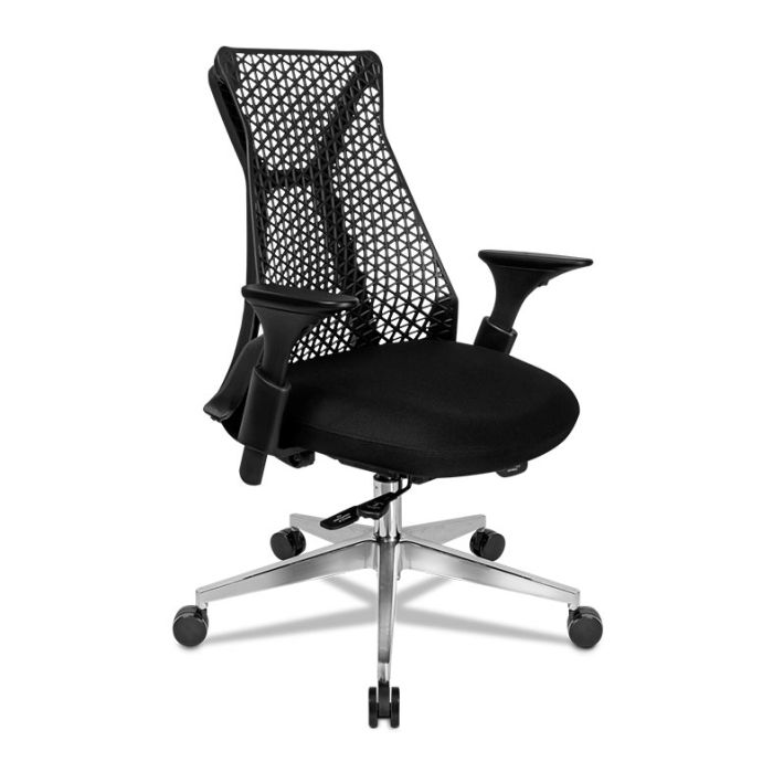 Cadeira Office Zinnia Dalia S, Preto, ZNO-DLAS-BK02
