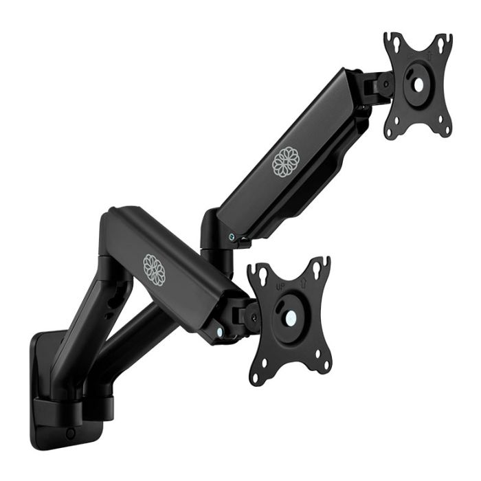 Suporte Articulado de Parede Para Monitor Zinnia Fortress 200, 17 Pol. A 32 Pol., Preto, ZNO-FTRS200-BK01