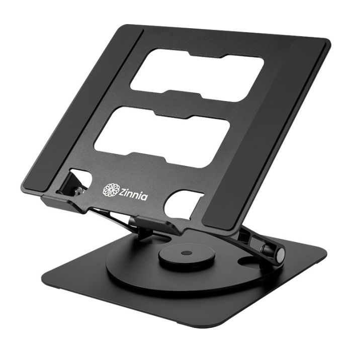 BASE PARA NOTEBOOK E TABLET ZINNIA KRABI PRO, ATE 17 POL, PRETO, ZNO-KRBPRO-AL01
