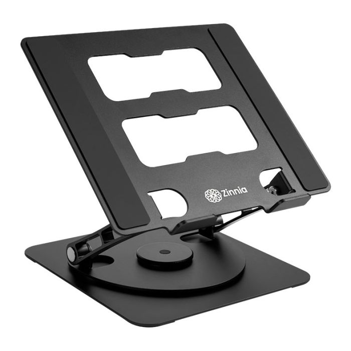 BASE PARA NOTEBOOK E TABLET ZINNIA KRABI PRO, ATE 17 POL, PRETO, ZNO-KRBPRO-AL01