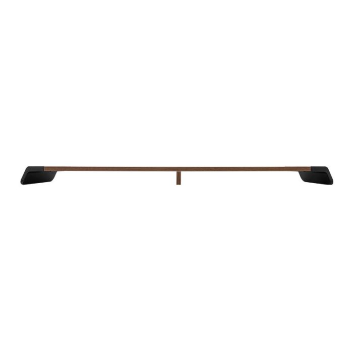 Suporte Para Dois Monitores de Mesa Zinnia Lumna 200, 1080x201x65mm, Preto, ZNO-LMNA200-BL01