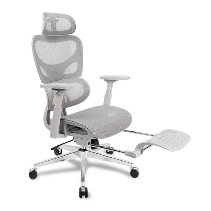 Cadeira Office Zinnia Montreal SL, Cinza, ZNO-MNTSL-BL03