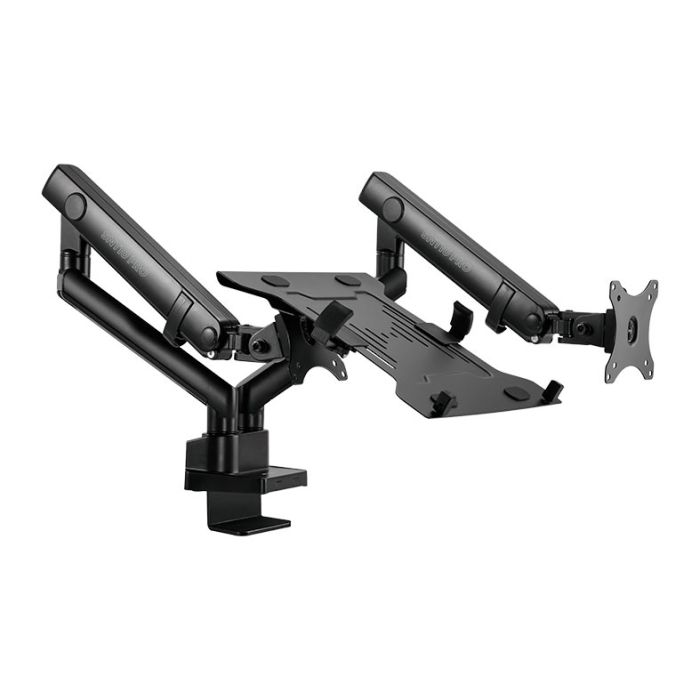 Suporte Articulado Para Notebook e Monitor Zinnia SNT10 PRO, 17 Pol., a 32 Pol., ZNO-SNTPRO-BL01