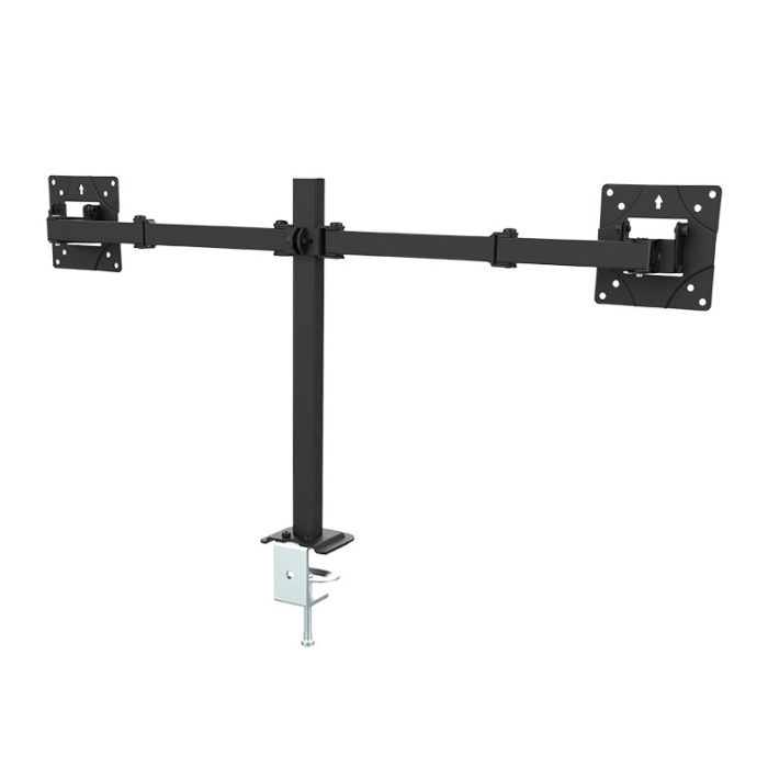 Suporte Articulado Para 2 Monitores Zinnia TMS 180, 13 Pol. a 32 Pol., Preto, ZNO-TMS180-BL01