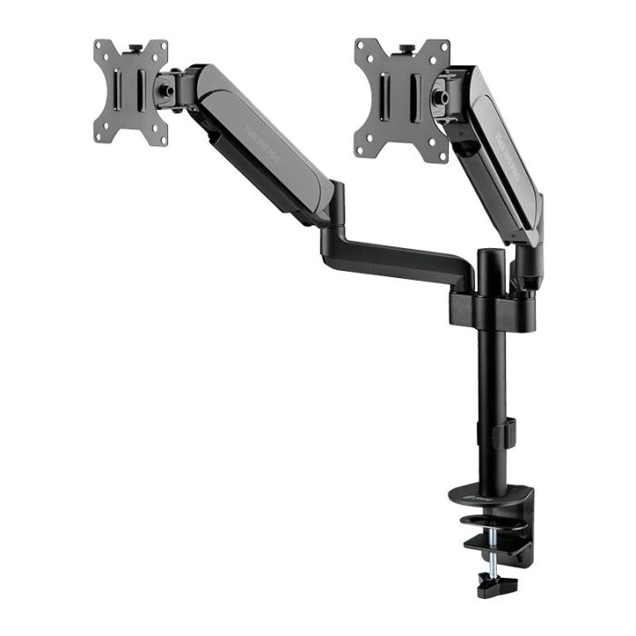 Suporte Articulado Para 2 Monitores Zinnia TMS 180 PRO, 17 Pol., a 32 Pol., Preto, ZNO-TMS180PRO-BL01