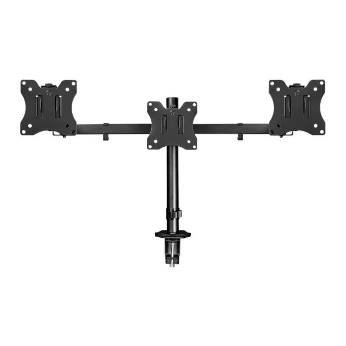 Suporte Articulado Para 3 Monitores Zinnia TMS 300, 13 Pol a 27 Pol, Preto, ZNO-TMS300-BK01