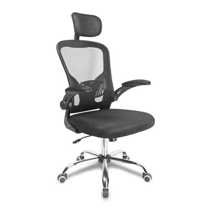 Cadeira Office Zinnia Venecia SL, Preto, ZNO-VNAL-BL02